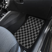 Racing Checkered Flag Car Mats