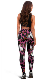 Racing Leopard Checkered Leggings