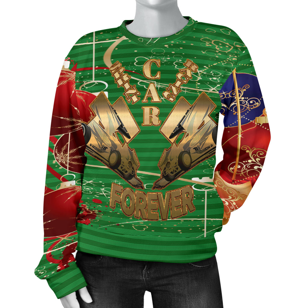 Sprint Car Racing Ugly Women's Sweater