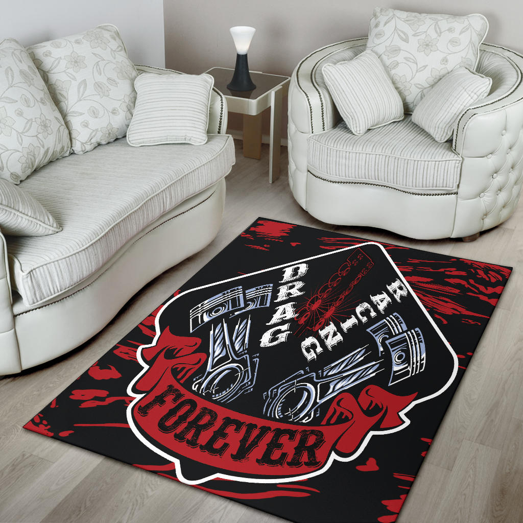 Drag Racing Forever Rug