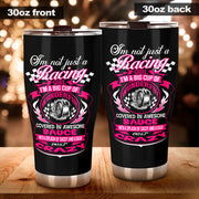 racing girl tumbler