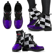 Racing Checkered Boots