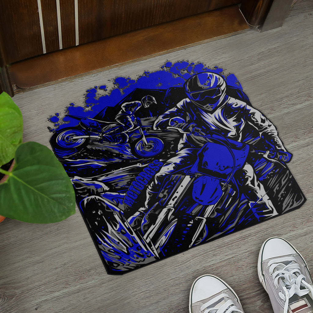 Custom Shaped Motocross Door Mat