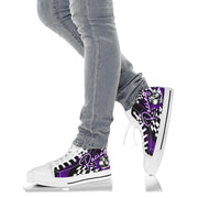 Racing High Top Shoes purple