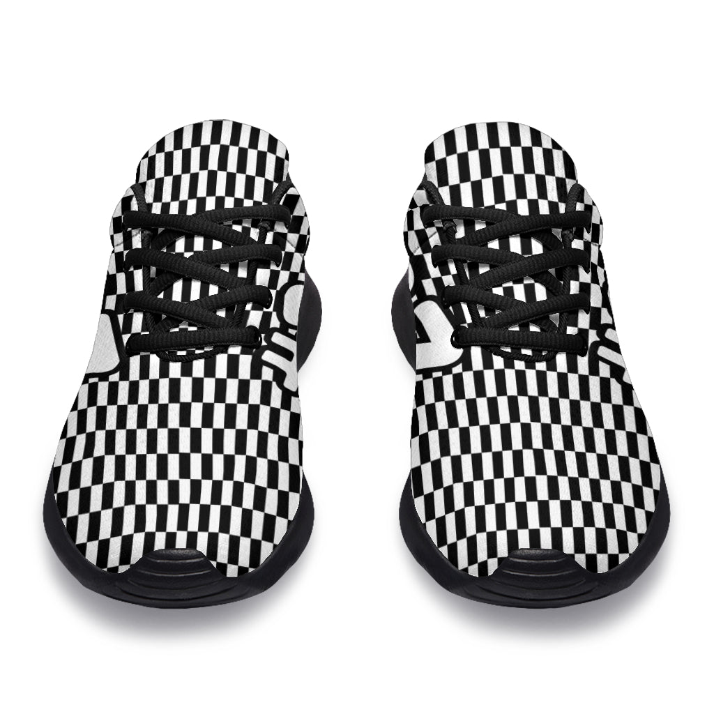 Racing Sneakers Checkered Flag