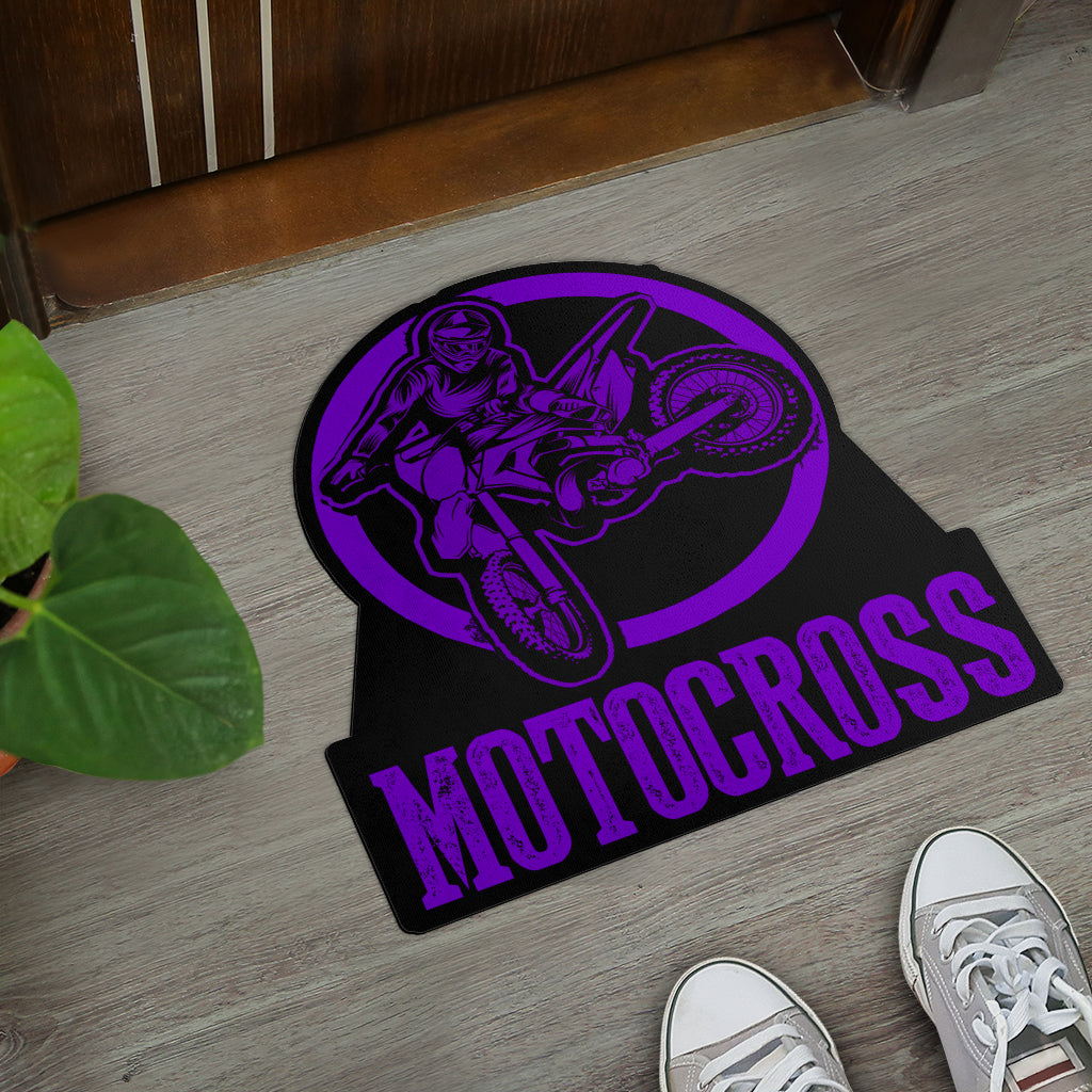Custom Shaped Motocross Door Mat