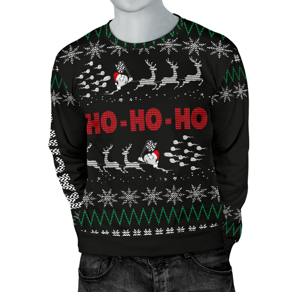 Racing men's ugly sweater
