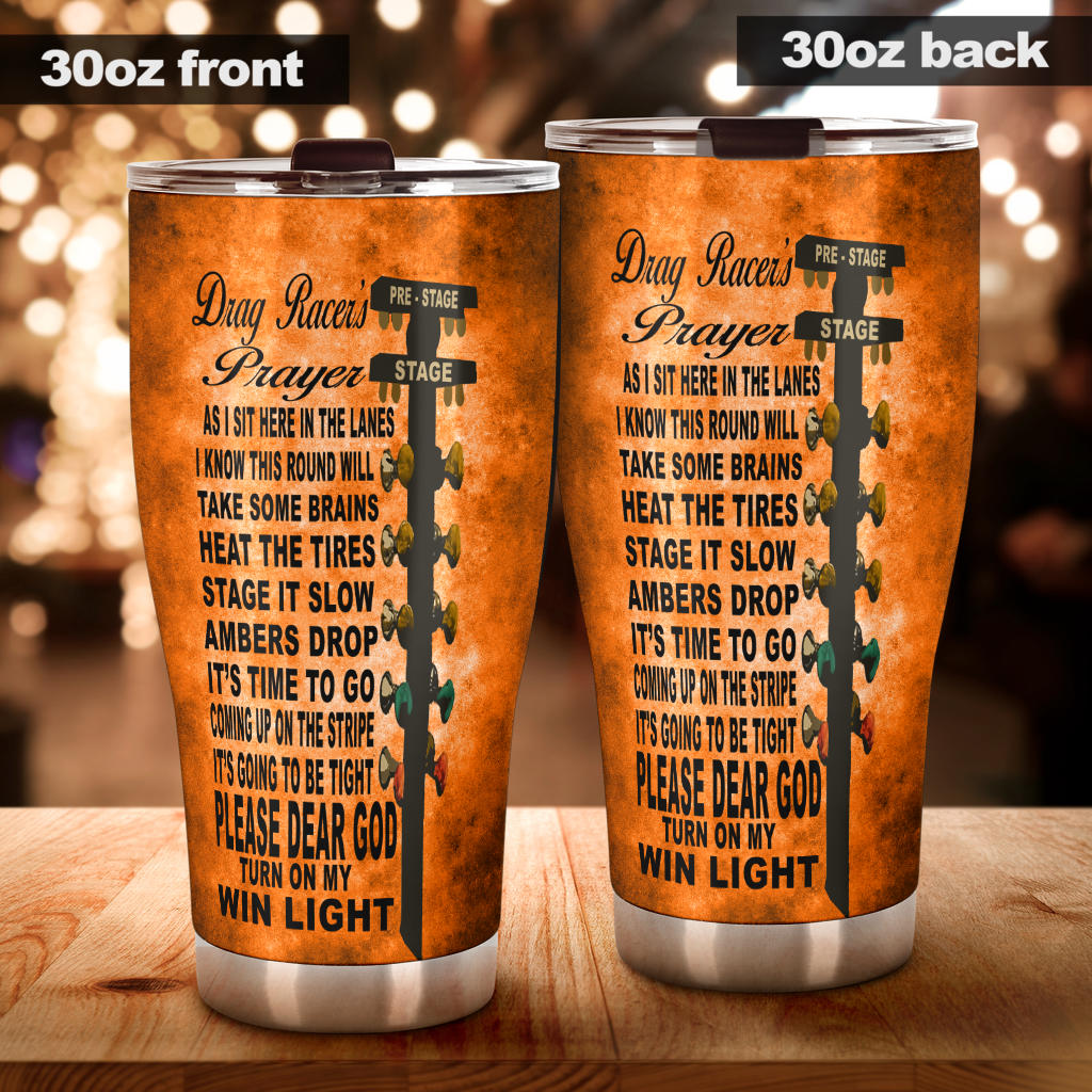 Drag Racer's Prayer Tumbler