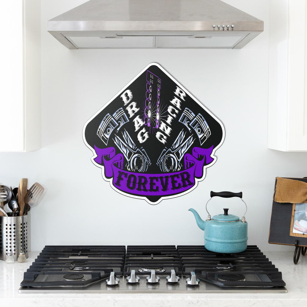 Drag Racing Forever Metal Sign