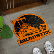 Custom Shaped Dragster Door Mat