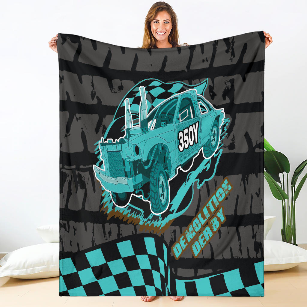 Custom Demolition Derby blanket