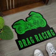 Custom Shaped Hayabusa Bike Door Mat