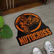 Custom Shaped Motocross Door Mat