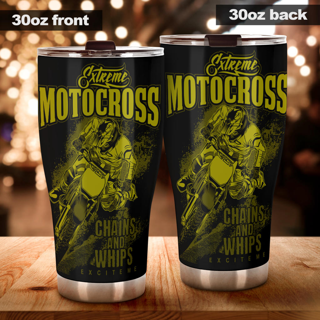 motocross tumbler