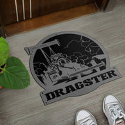 Custom Shaped Dragster Door Mat