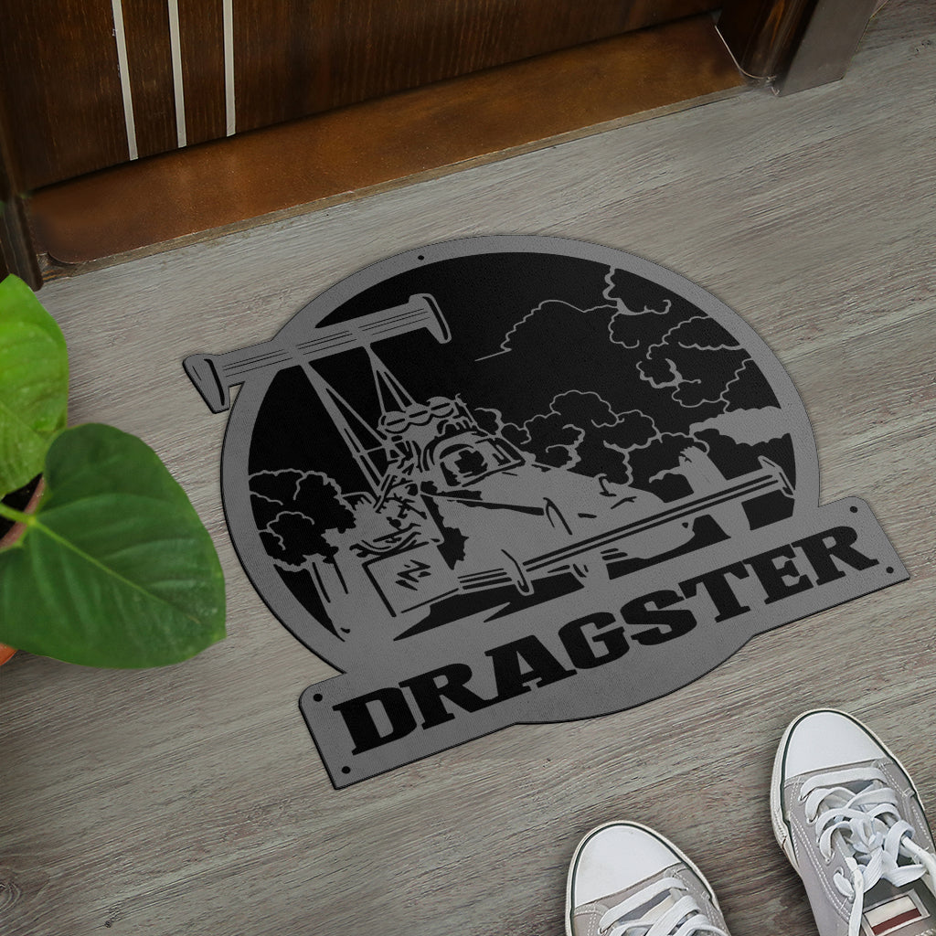 Custom Shaped Dragster Door Mat