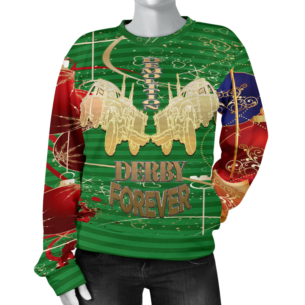 Demolition Derby Ugly Women's Sweater