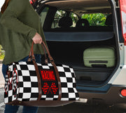 racing checkered bag