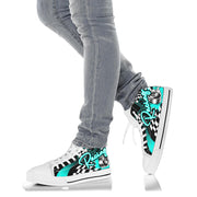 Racing High Top Shoes carolina blue