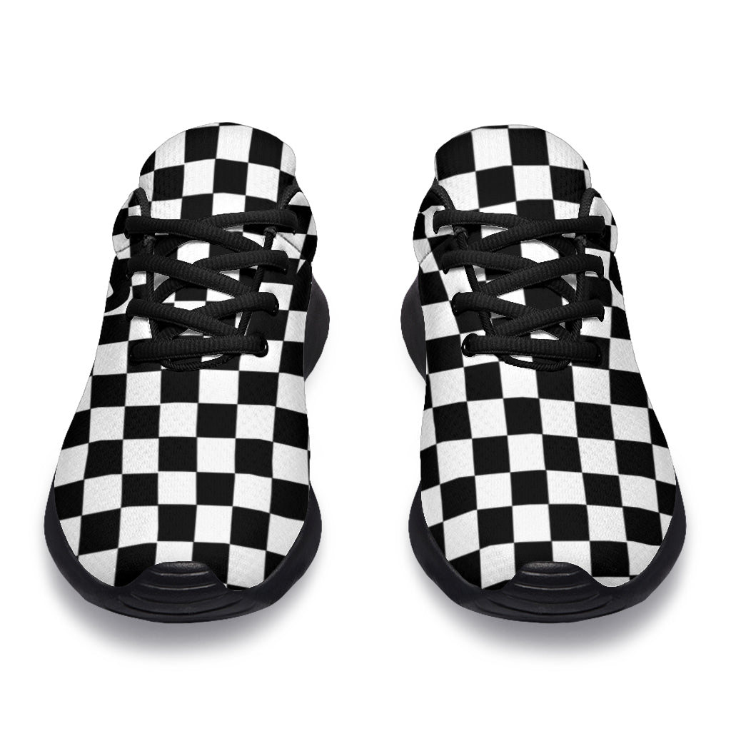 Custom Racing Sneakers Checkered Flag