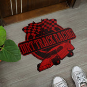 Custom shaped dirt modified door mat
