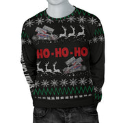 Sprint car racing men's ugly sweater