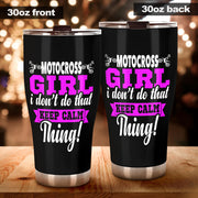 motocross girl tumbler