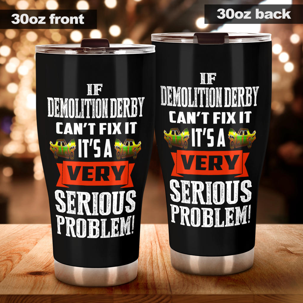Demolition Derby Tumbler