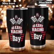 go kart racing tumbler