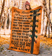 Drag Racer's Prayer Blanket