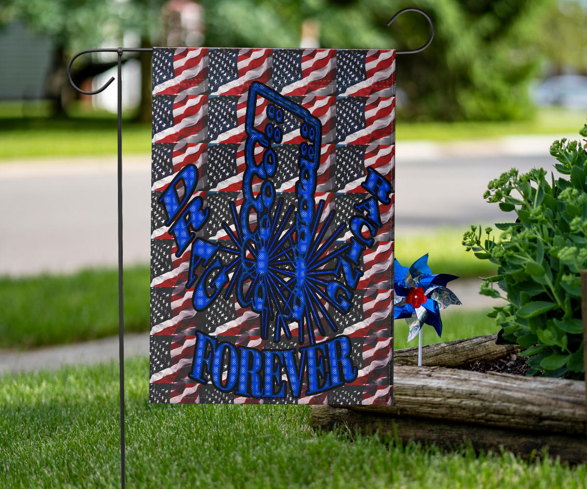 USA Drag Racing Forever Flag