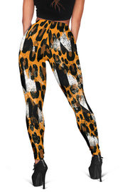 Racing Leopard Checkered Leggings