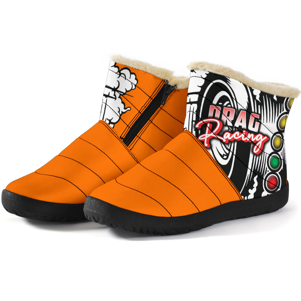 Drag Racing Cozy Winter Boots