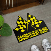 Racing Shaped Door Mats