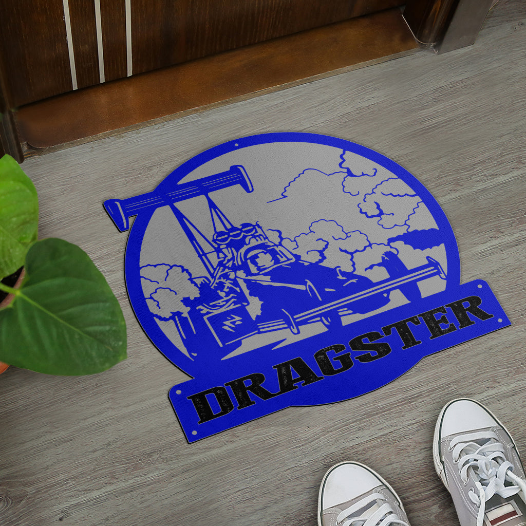 Custom Shaped Dragster Door Mat