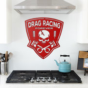 Drag Racing Forever Metal Sign