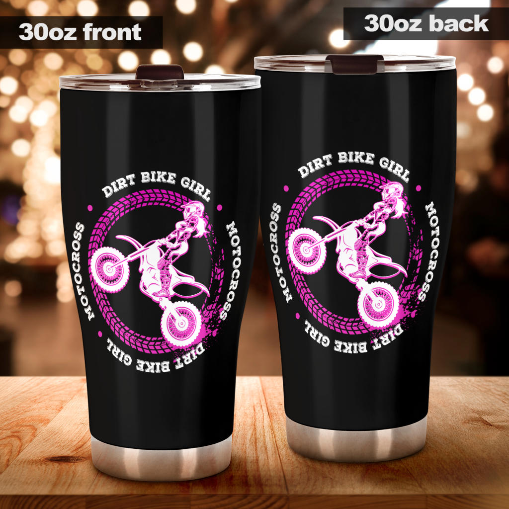 Motocross Girl Tumbler