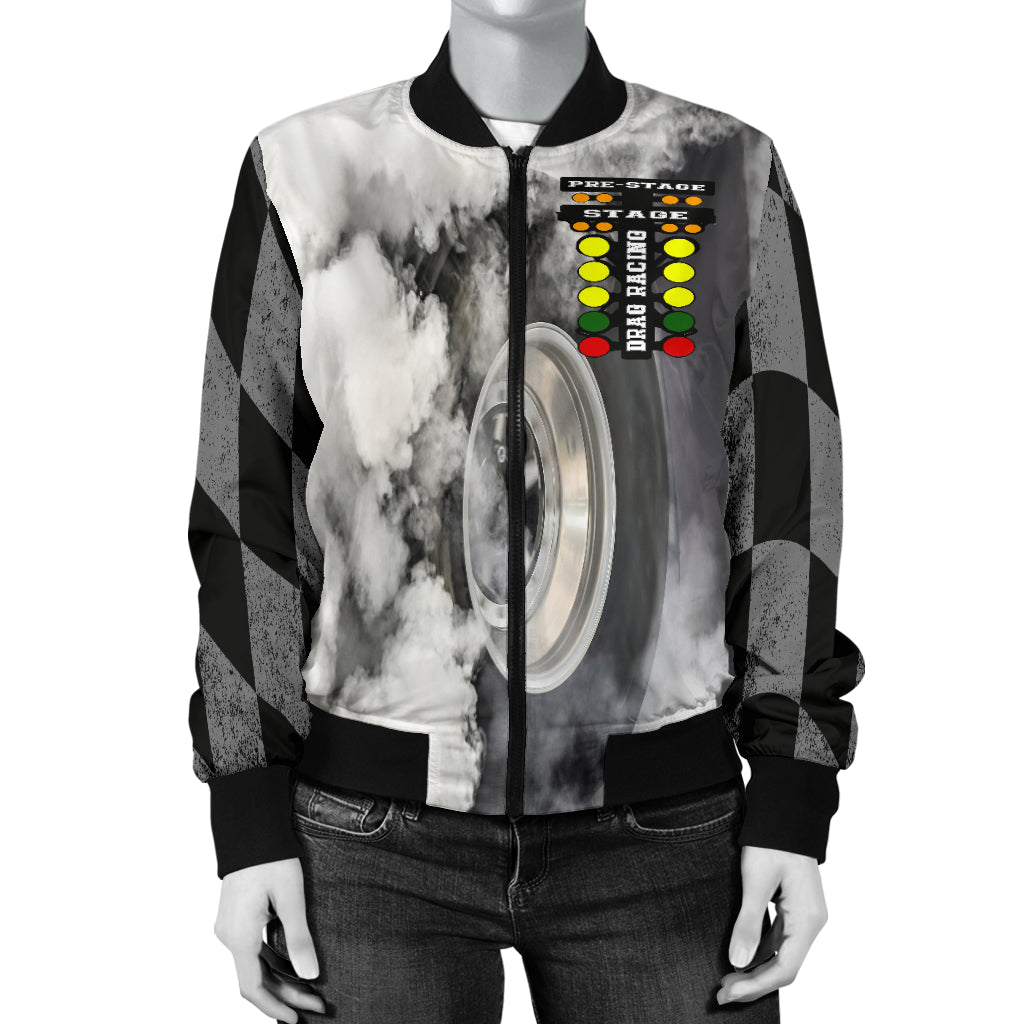 Drag Racing Women's Bomber Jacket