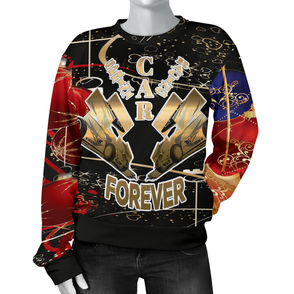 Sprint Car Racing Ugly Women's Sweater