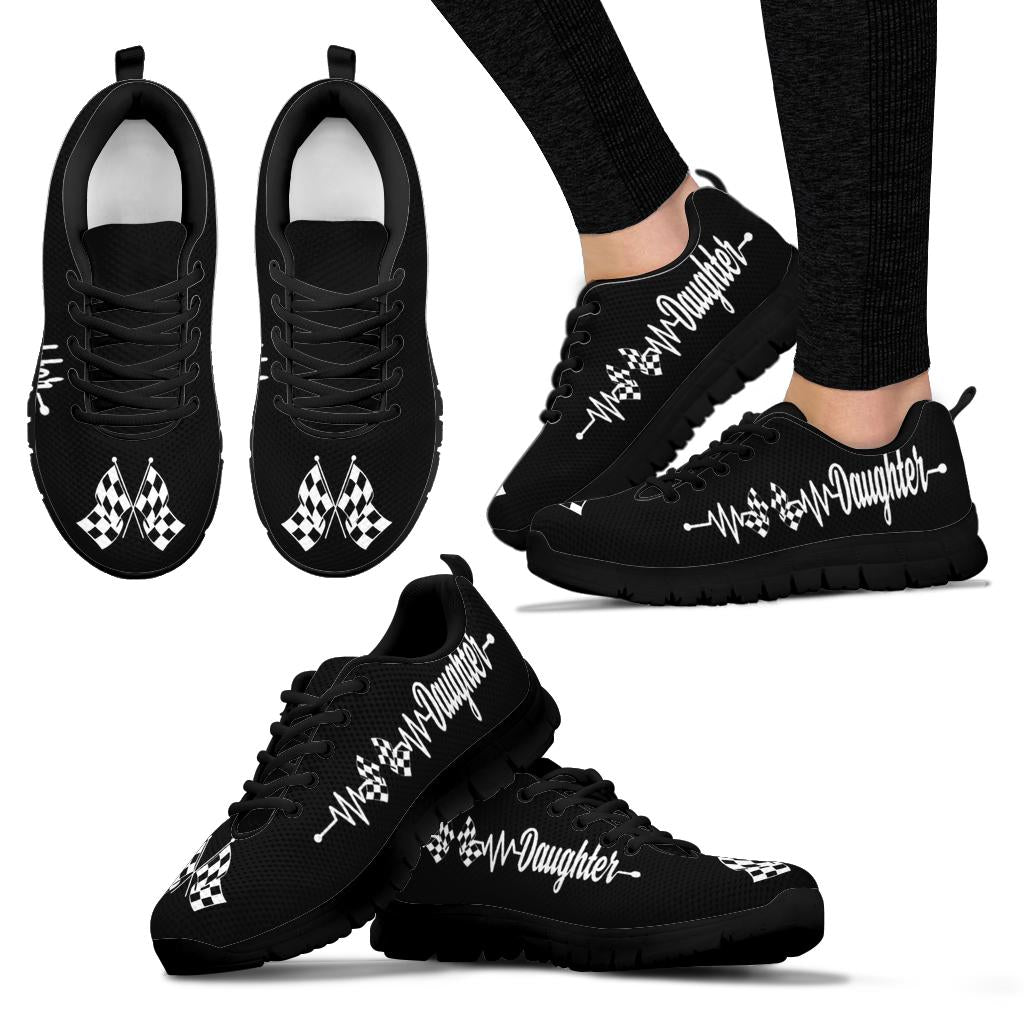 Racing Daughter Heartbeat Running Sneakers