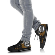 Dirt Track Racing High Top Shoes