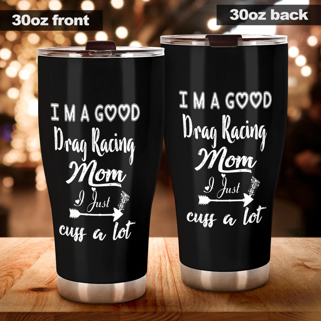 Drag racing tumbler