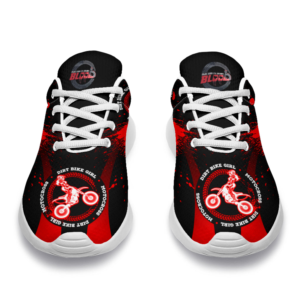 Dirt Bike Girl Sneakers