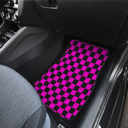 Racing Checkered Flag Car Mats