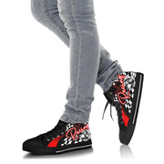 Racing High Top Shoes red