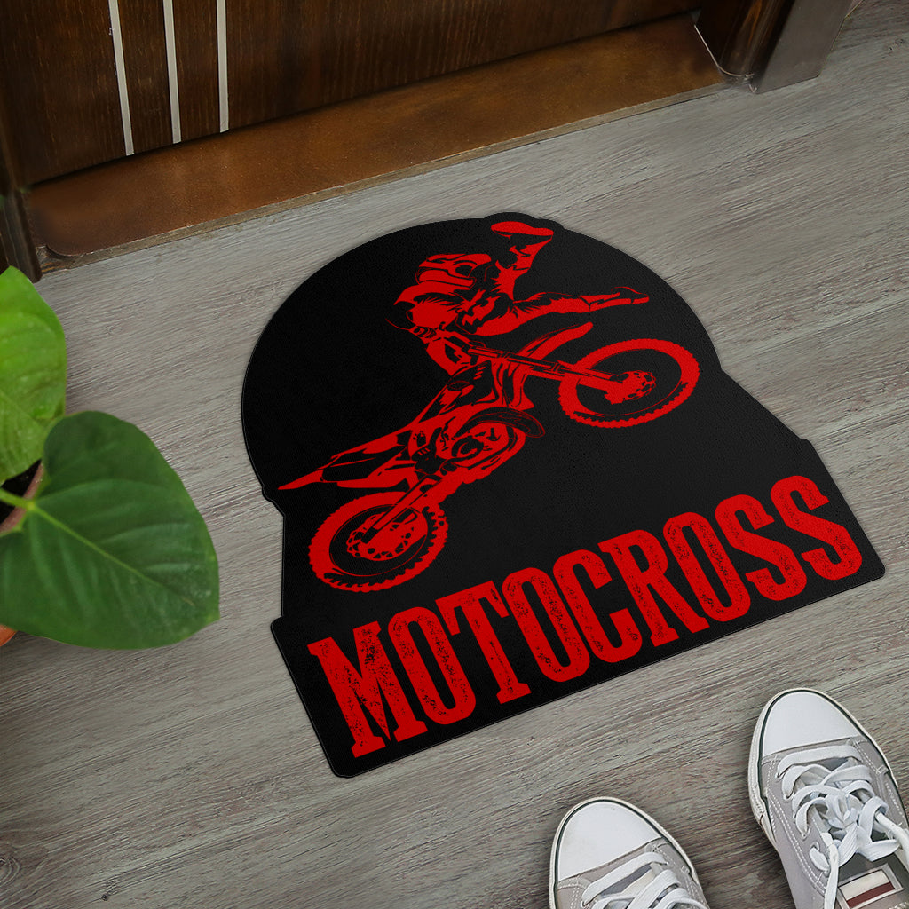 Custom Shaped Motocross Door Mat