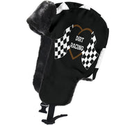 Dirt Racing Heart Trapper Hat