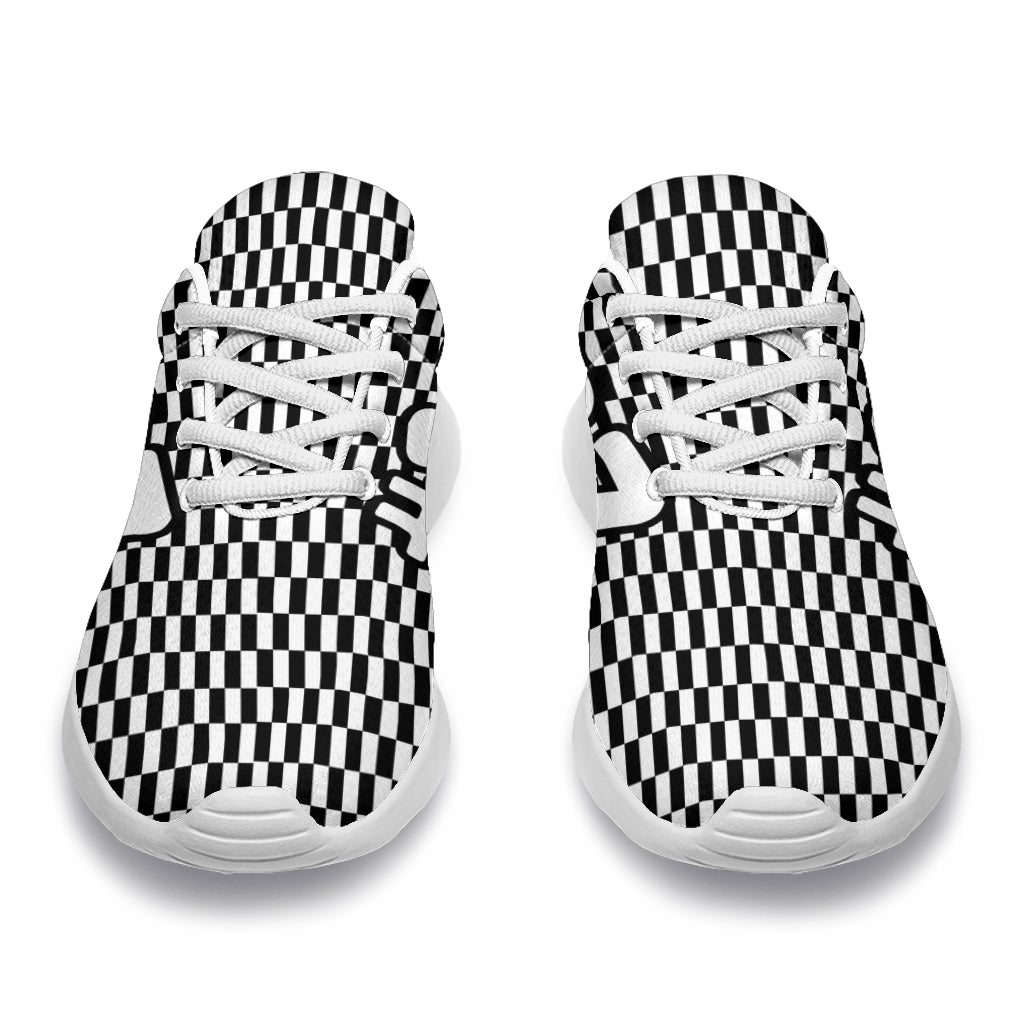 Racing Sneakers Checkered Flag