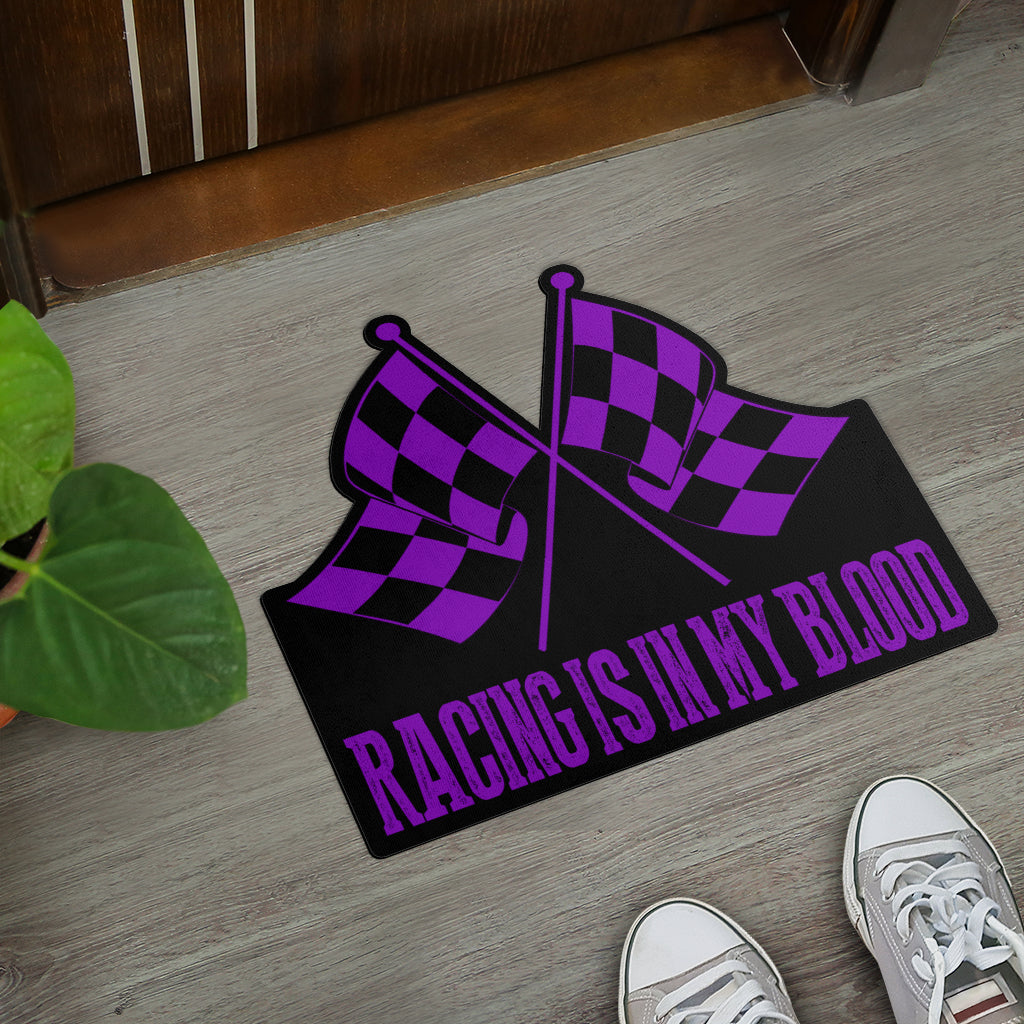Racing Shaped Door Mats