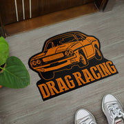 Custom shaped drag racing door ma